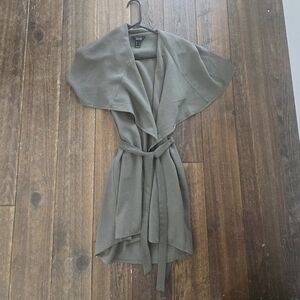 Stylish Olive Green Fleece Jacket